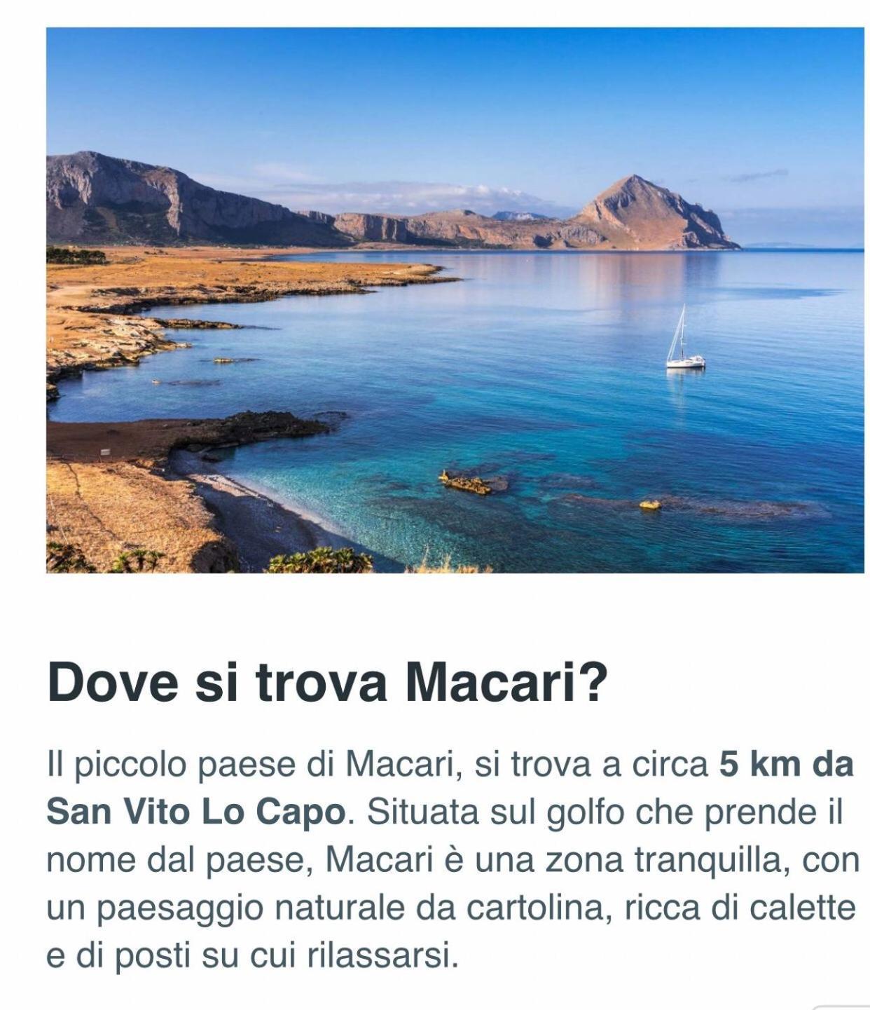Appartamento Casa Magnolia San Vito Lo Capo Buitenkant foto